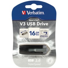 Verbatim V3 usb 16gb crni