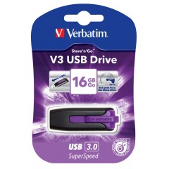 Verbatim V3 usb 16gb ljubicasti