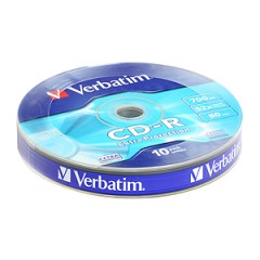 Verbatim cd-r dl 1/10 sp u celofanu