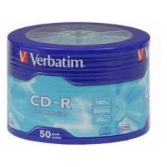 Verbatim cd-r dl 1/50  celofan