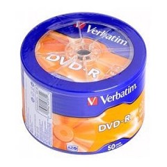 Verbatim dvd-r 16x 4.7gb 1/50 sp u celofanu