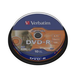 Verbatim dvd-r 16x lightscribe 1/10