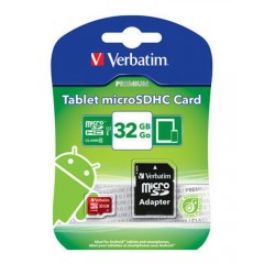 Verbatim micro SD card 32gb klasa 10 tablet