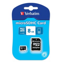 Verbatim micro SD card 8gb